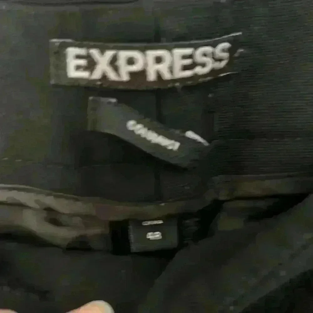 Express Black Columnist Lace Pant - Picture 3 of 4